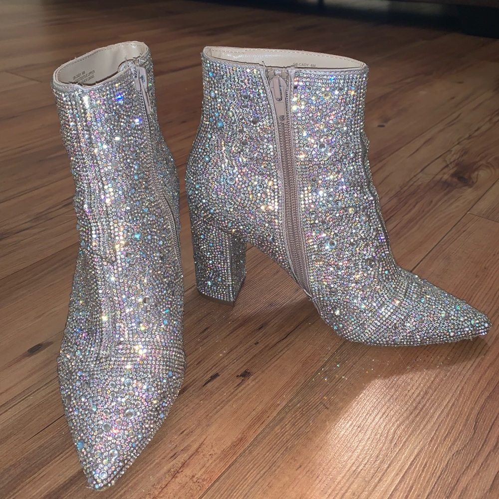 Betsey Johnson Rhinestone Boots